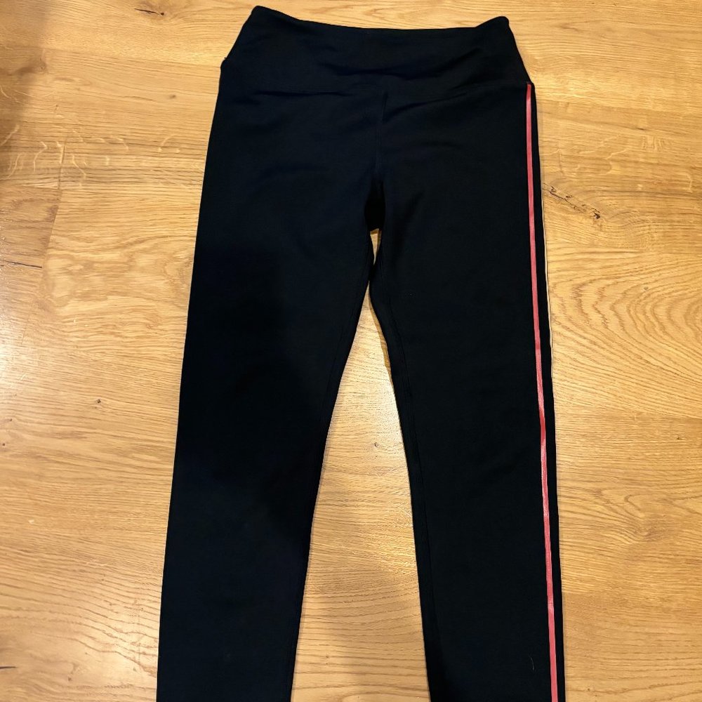 59 Splits Fifty Nine Leggins with Red, Yellow, and Blue stripes